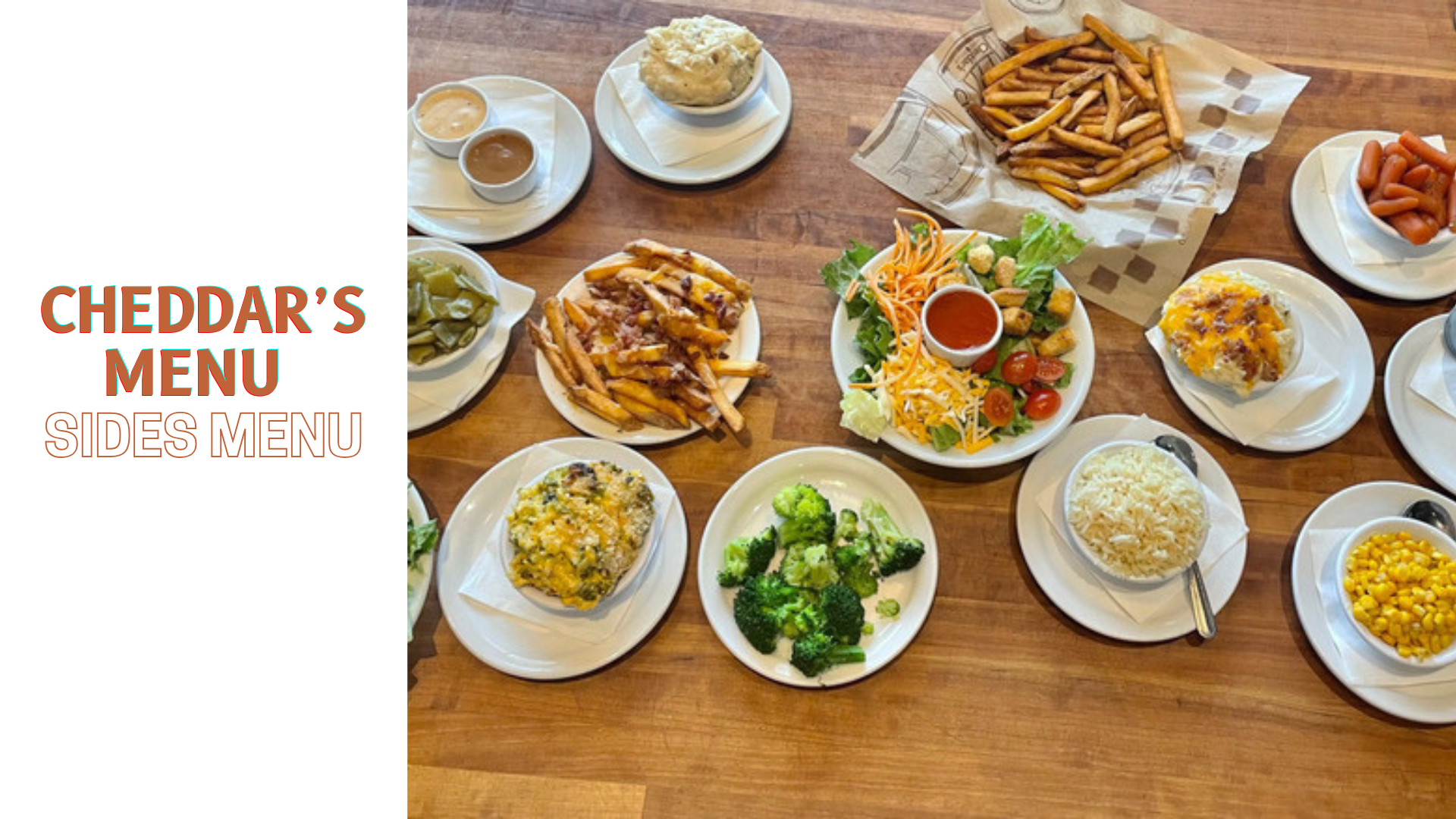 Cheddars Sides Menu