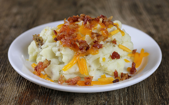 CHEESE & BACON MASHED POTATOES